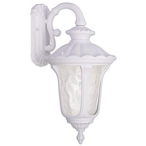 Foxglove Glebe - 1 Light Outdoor Wall Lantern in Traditional Style - 9.5 Inches wide by 19 Inches high - 1121218