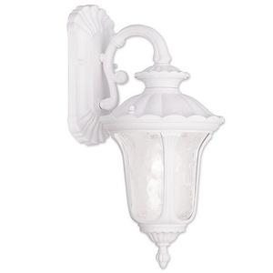 Foxglove Glebe - 1 Light Outdoor Wall Lantern in Traditional Style - 7.25 Inches wide by 16.25 Inches high - 1121220