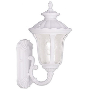 Foxglove Glebe - One Light Outdoor Wall Lantern in Traditional Style - 7.25 Inches wide by 15.5 Inches high