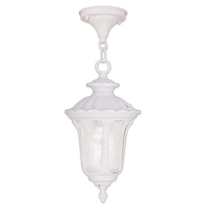 Foxglove Glebe - 1 Light Outdoor Pendant Lantern in Traditional Style - 7.25 Inches wide by 14 Inches high - 1121222