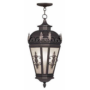 Southlands Bottom - 3 Light Outdoor Pendant Lantern in French Country Style - 11.5 Inches wide by 27.25 Inches high - 1269557