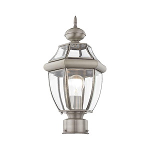 Sherwood Cliff - 1 Light Outdoor Post Top Lantern in Traditional Style - 8.5 Inches wide by 16.5 Inches high - 1122887