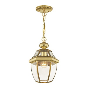 Sherwood Cliff - 1 Light Outdoor Pendant Lantern in Traditional Style - 8.5 Inches wide by 12.75 Inches high - 1122886