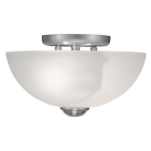 Turnpike Brae - 2 Light Flush Mount in Traditional Style - 11 Inches wide by 6.25 Inches high - 1269046