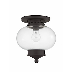 Avenue Gardens - 1 Light Flush Mount in Coastal Style - 9.5 Inches wide by 9.75 Inches high - 1122956