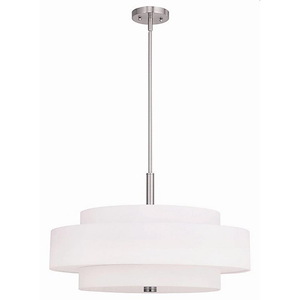 Pleasant Crescent - 5 Light Pendant in Modern Style - 24 Inches wide by 17 Inches high - 1121461