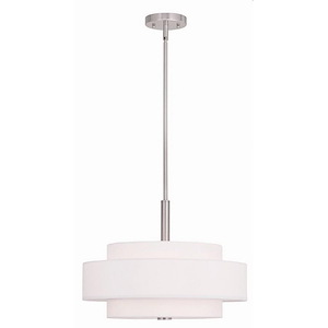Pleasant Crescent - 4 Light Pendant in Modern Style - 18 Inches wide by 16 Inches high - 1121462