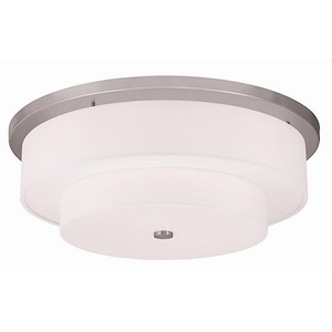 Pleasant Crescent - 5 Light Flush Mount in Modern Style - 25.5 Inches wide by 9 Inches high - 1121463