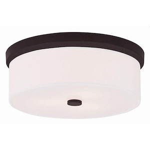 Pleasant Crescent - 3 Light Flush Mount in Modern Style - 15 Inches wide by 5.5 Inches high - 1121466