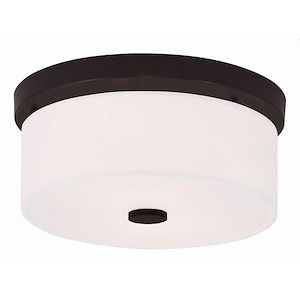 Pleasant Crescent - 2 Light Flush Mount in Modern Style - 11 Inches wide by 5 Inches high - 1121468