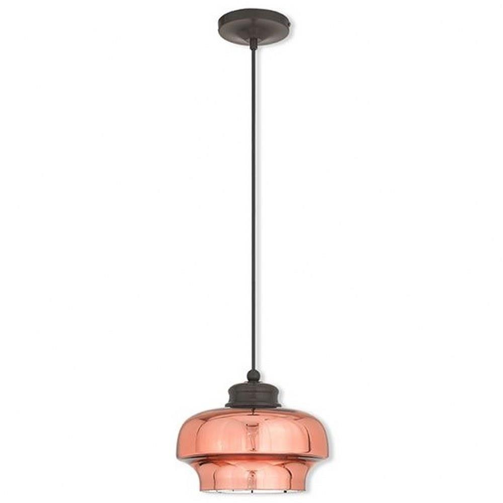 Bailey Street Home 218-BEL-522679 Borough Village - 1 Light Mini Pendant in Coastal Style - 9.25 Inches wide by 9 Inches high
