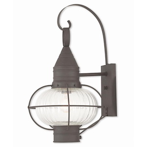 Oban Garden - One Light Outdoor Wall Lantern in Coastal Style - 12 Inches wide by 20.75 Inches high - 1268815