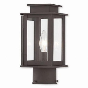 Liphook Close - 1 Light Outdoor Mini Post Top Lantern In Classic Style-10.5 Inches Tall and 4.75 Inches Wide - 1121712
