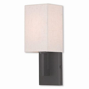Pleasant Crescent - 1 Light ADA Wall Sconce in Modern Style - 5 Inches wide by 13 Inches high - 1121719