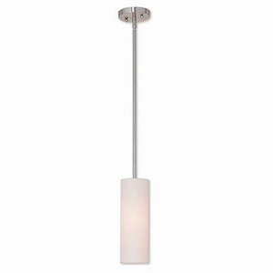 Pleasant Crescent - 1 Light Mini Pendant in Modern Style - 5 Inches wide by 10 Inches high - 1121720