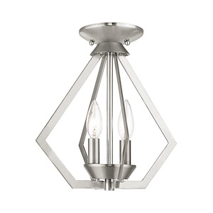 Modern Contemporary Two Light Chandelier - 1121776