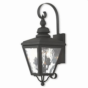 Brookfield Cottages - 2 Light Outdoor Wall Lantern in Traditional Style - 8.5 Inches wide by 21.5 Inches high - 1121801