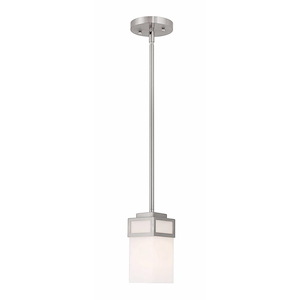 Nursery Brow - 1 Light Mini Pendant in Modern Style - 4.5 Inches wide by 10 Inches high - 1121813