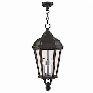 Hadrian Lane - 3 Light Outdoor Pendant Lantern in Traditional Style - 11 Inches wide by 25 Inches high - 1121925