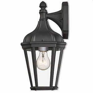 Hadrian Lane - 1 Light Outdoor Wall Lantern in Traditional Style - 7 Inches wide by 14 Inches high - 1121932