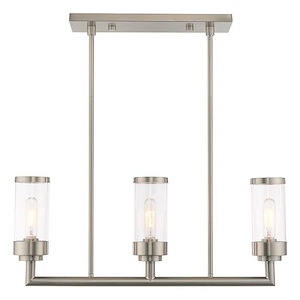 Ladywell Acres - 3 Light Linear Chandelier in Coastal Style - 5 Inches wide by 21.5 Inches high - 1268966