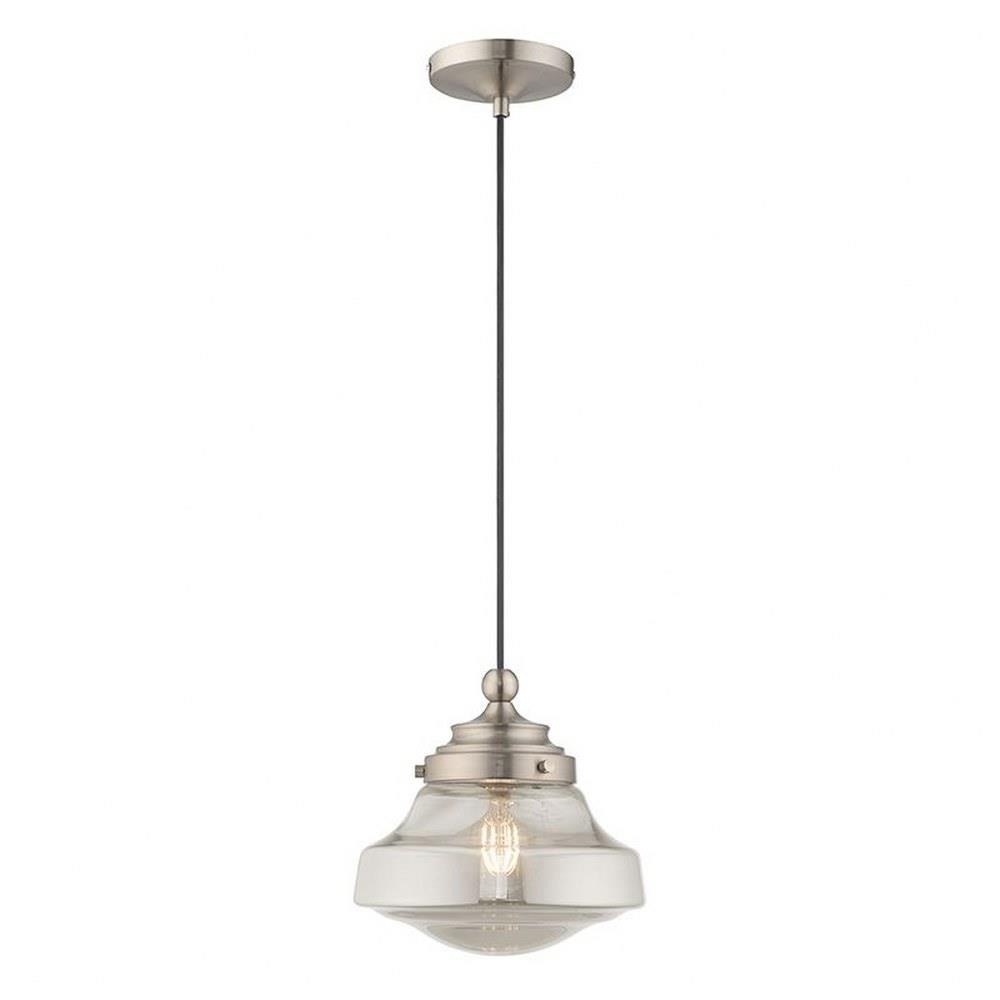 Bailey Street Home 218-BEL-2944651 Borough Village - 1 Light Mini Pendant in Coastal Style - 9 Inches wide by 11 Inches high