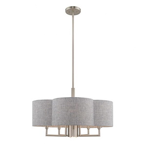 Wren Leys - 6 Light Pendant in New Traditional Style - 24 Inches wide by 17.5 Inches high - 1268919