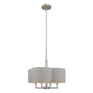 Wren Leys - 4 Light Pendant in New Traditional Style - 18 Inches wide by 16.5 Inches high - 1269598