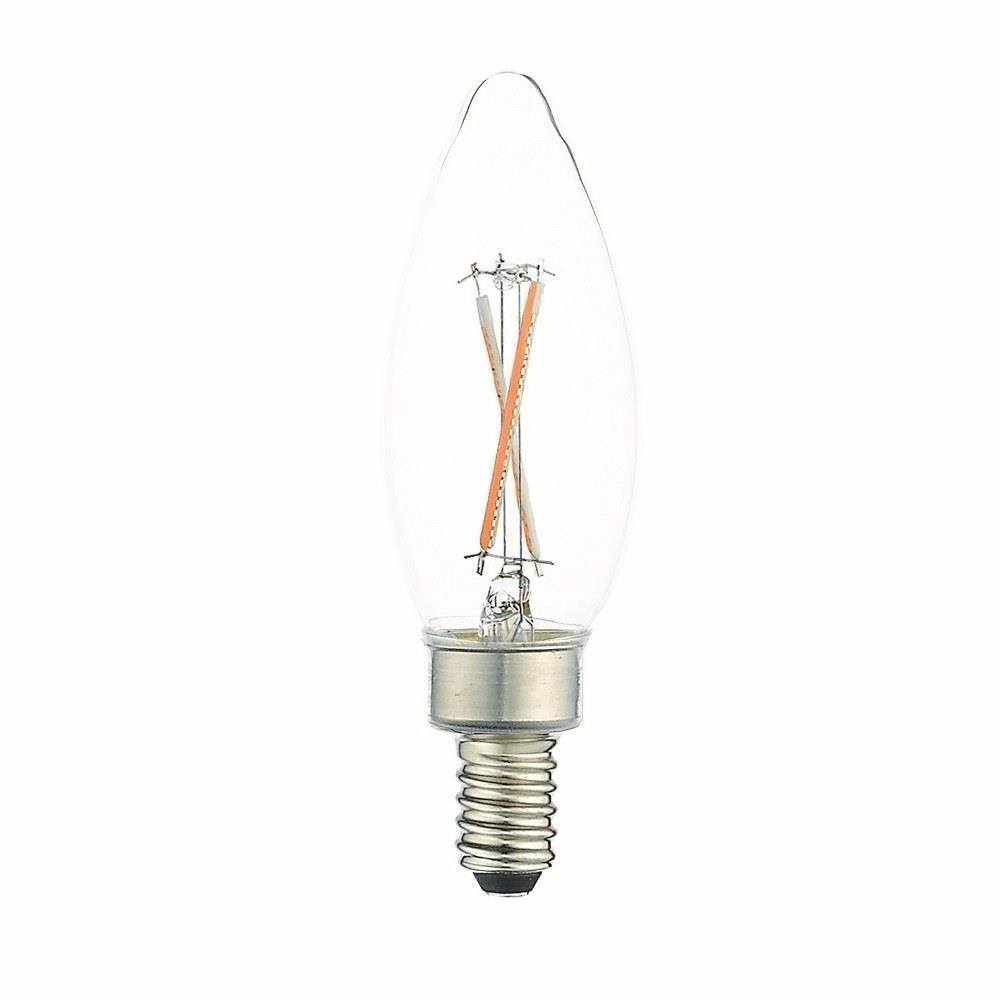 Bailey Street Home 218-BEL-2960095 2.4W E12 Candelabra Base B10 Torpedo Filament Graphene LED Replacement Lamp (Pack of 60)