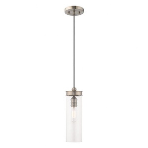 Borough Village - 1 Light Mini Pendant in Coastal Style - 5.13 Inches wide by 15 Inches high - 1269039
