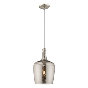 Borough Village - 1 Light Mini Pendant in Coastal Style - 9.25 Inches wide by 18.5 Inches high - 1268910