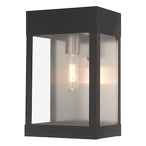 Butler Point - 1 Light Outdoor Wall Lantern In Transitional Style-13 Inches Tall and 8.25 Inches Wide