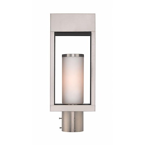 Perth Cross - 1 Light Outdoor Post Top Lantern in Contemporary Style - 4.63 Inches wide by 16.5 Inches high