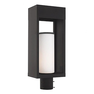 Perth Cross - 1 Light Outdoor Post Top Lantern in Contemporary Style - 5.13 Inches wide by 20 Inches high