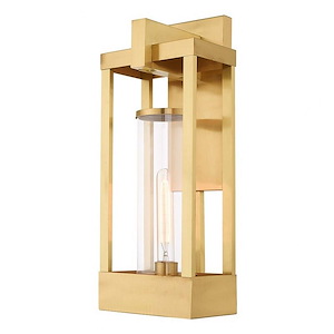 Appleton Estate - 1 Light Outdoor Wall Lantern in Contemporary Style - 8 Inches wide by 20 Inches high