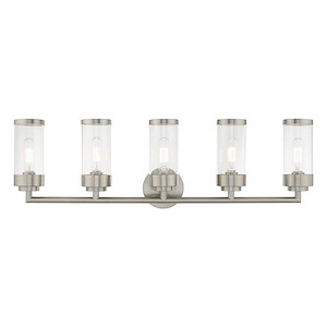 Ladywell Acres - 5 Light Bathroom Light in Coastal Style - 35.75 Inches wide by 10.63 Inches high - 1122186