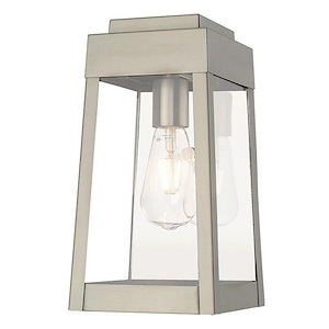 Stevenson Parade - 1 Light Outdoor Wall Lantern in Mid Century Modern Style - 6.25 Inches wide by 12 Inches high - 1122240