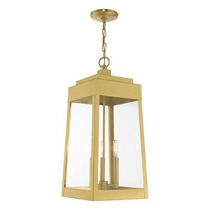 Stevenson Parade - 3 Light Outdoor Pendant Lantern in Mid Century Modern Style - 10.5 Inches wide by 24.5 Inches high - 1122245