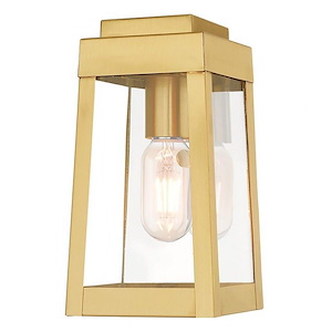 Stevenson Parade - 1 Light Outdoor Wall Lantern in Mid Century Modern Style - 5 Inches wide by 9.5 Inches high - 1122247