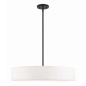 Edward Hollies - 5 Light Large Drum Pendant In Timeless Style-13.5 Inches Tall and 26 Inches Wide - 1122310