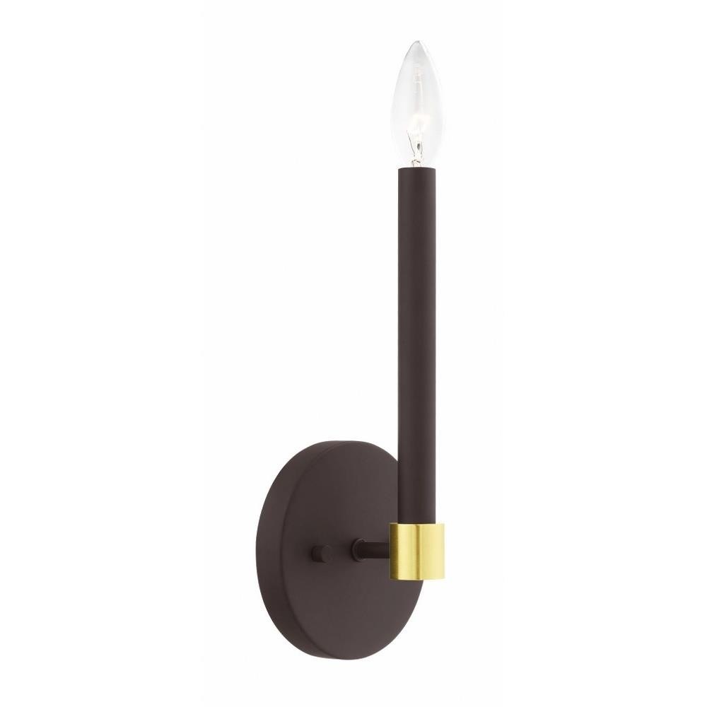 Bailey Street Home 218-BEL-939499 Rosebery Link - 1 Light Wall Sconce in Contemporary Style - 5.13 Inches wide by 11.25 Inches high