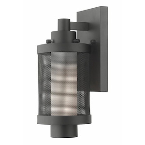 Dunsdale Drive - 1 Light Outdoor Wall Lantern in Contemporary Style - 5 Inches wide by 12 Inches high