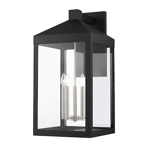 Rothwell Bridge - 5 Light Outdoor Wall Lantern in Mid Century Modern Style - 14 Inches wide by 29.25 Inches high - 1269003