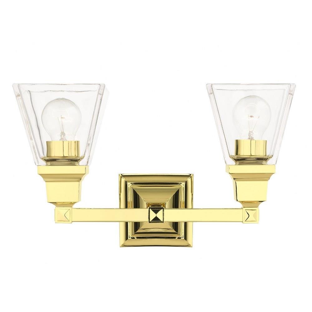 Bailey Street Home 218BEL939598 Academy Fold 2 Light Bathroom