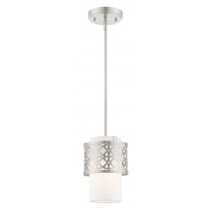 Ouse Avenue - 1 Light Mini Pendant in Glam Style - 7.25 Inches wide by 13 Inches high - 1122553
