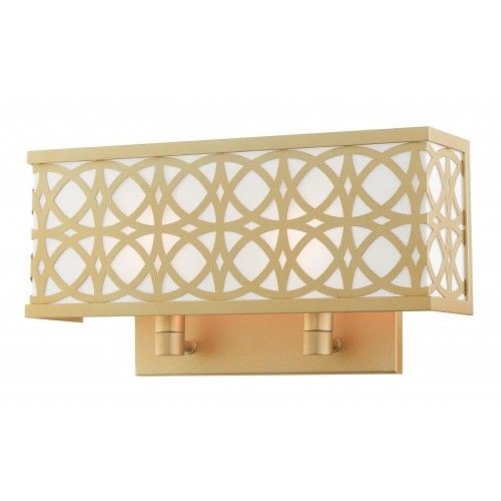 Bailey Street Home 218-BEL-1012017 Ouse Avenue - 2 Light ADA Wall Sconce in Glam Style - 15 Inches wide by 7.75 Inches high