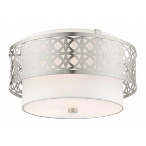 Ouse Avenue - 3 Light Semi-Flush Mount in Glam Style - 16 Inches wide by 9.88 Inches high - 1122557