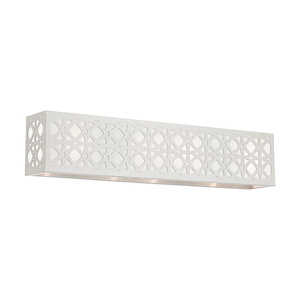Ouse Avenue - 4 Light ADA Bathroom Light in Glam Style - 23.75 Inches wide by 5 Inches high - 1122558