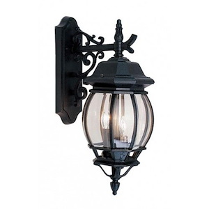 Wick Drift - 3 Light Outdoor Wall Lantern in French Country Style - 8.25 Inches wide by 20.75 Inches high