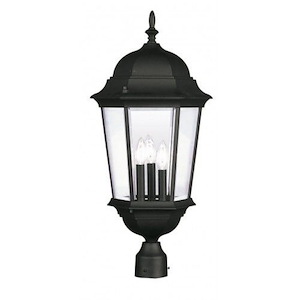 The Winsters - 3 Light Outdoor Post Top Lantern in Traditional Style - 12.5 Inches wide by 27.5 Inches high - 1269464